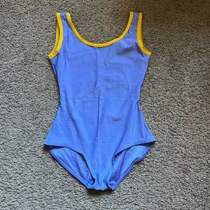 Yumiko Veronique Leotard in purple and yellow size S